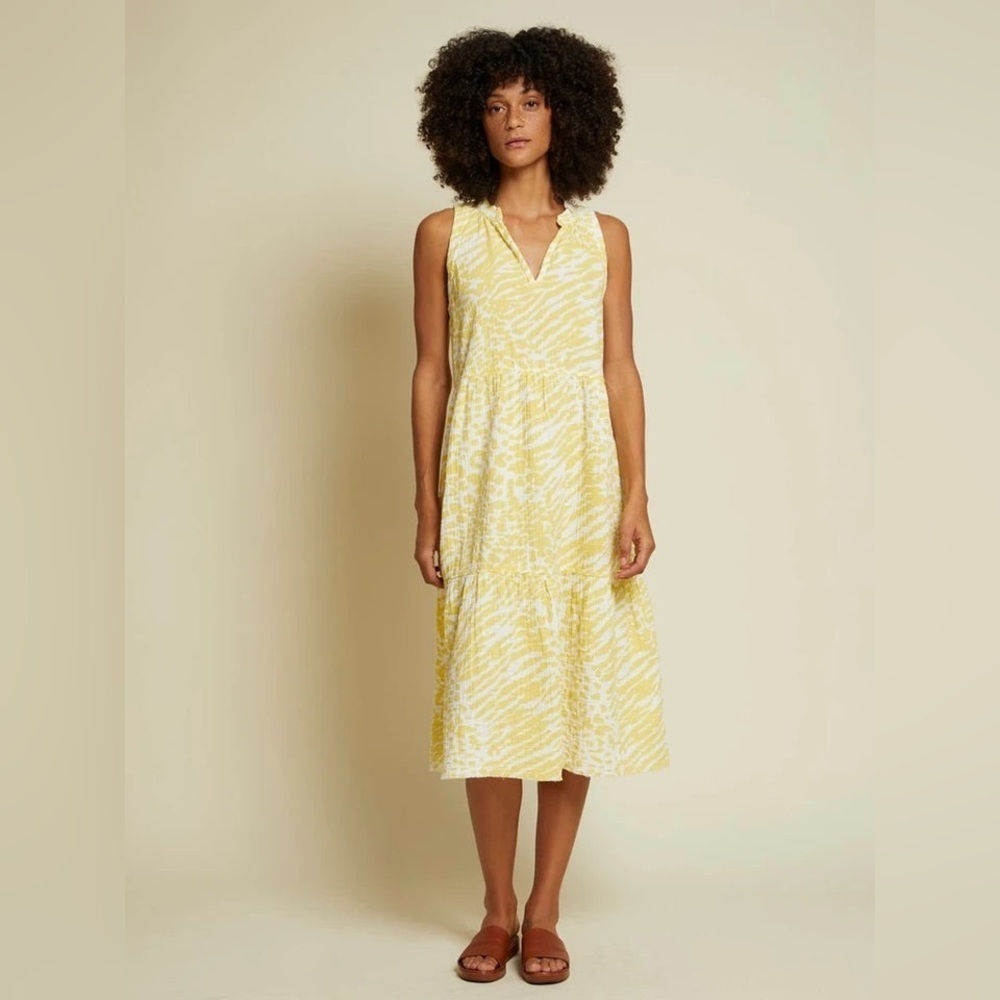 Nation LTD Nadie Tiered Tank Midi Dress in Wild - Picture 4 of 10
